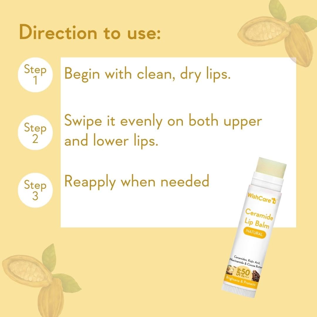 WishCare Lip Balm with SPF 50 PA+++ - 5g