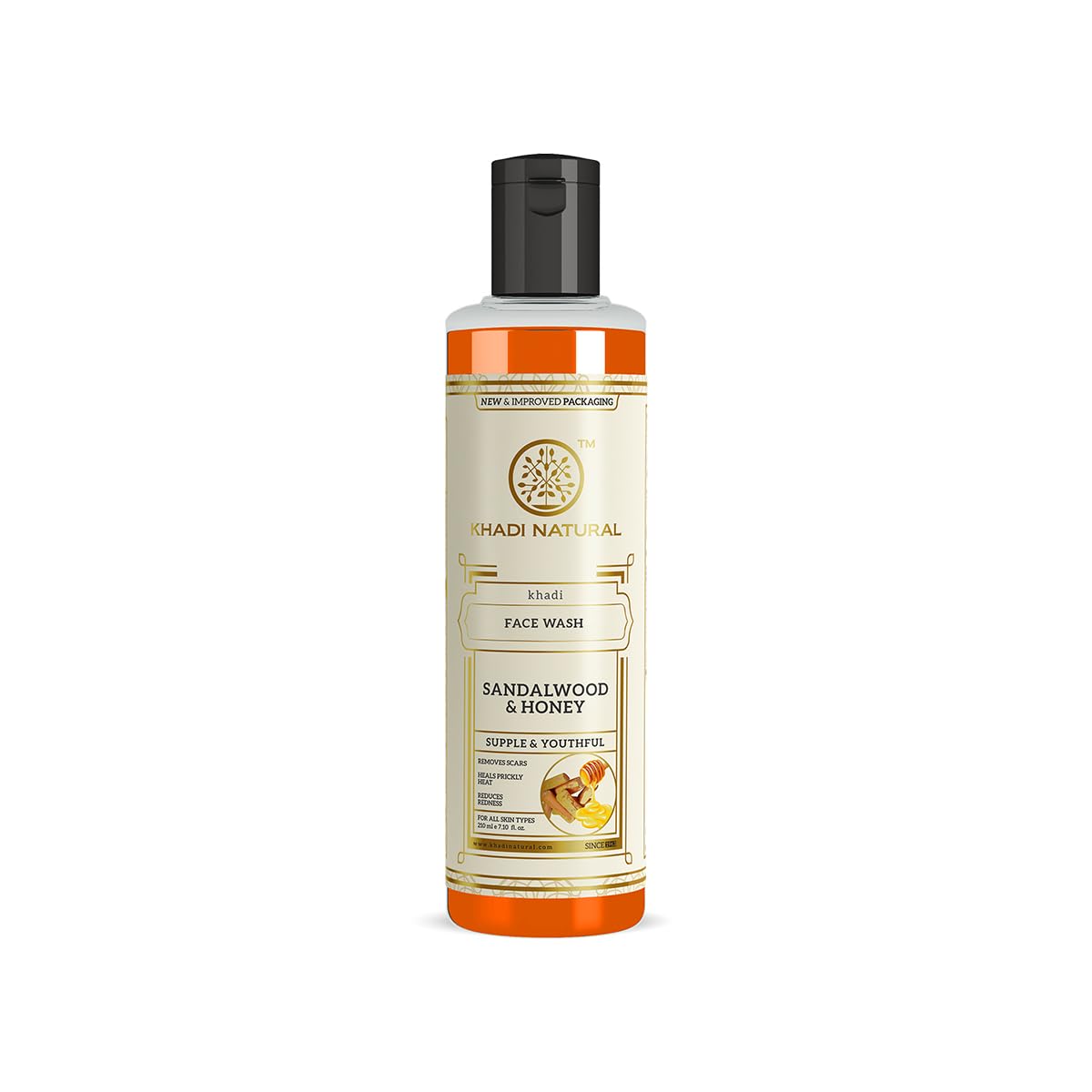 Khadi Natural Sandalwood & Honey Face wash 210 ml