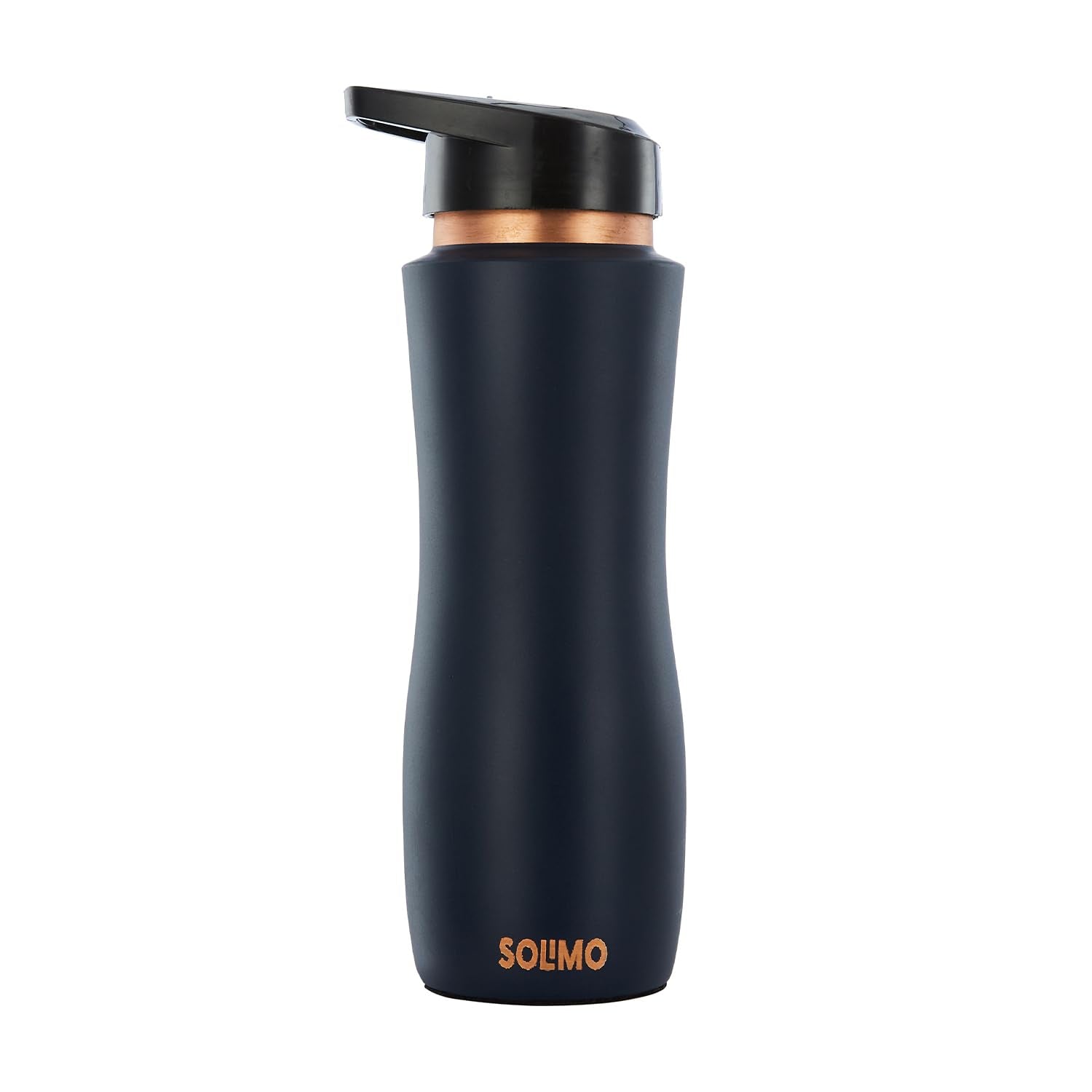 Solimo Copper Leak-Proof Powder Coating Sipper Bottles | 950 ml | Pure Copper | Coca Cola Color | Daily Wellness Sipper Bottle