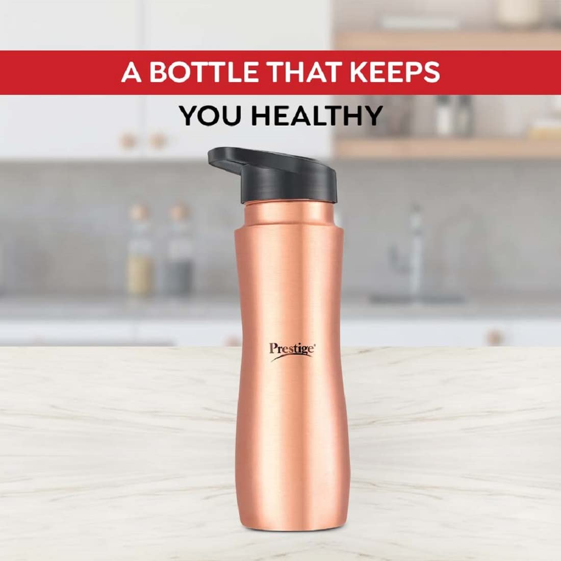 Prestige Tattva Copper Bottle with Sipper TCB 07 (700 ml)