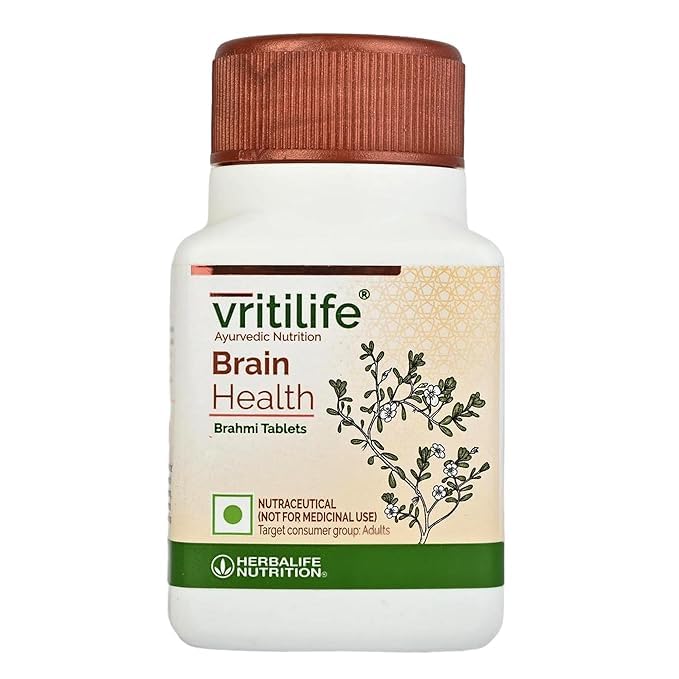 Herbalife Nutrition Vritilife Brain Health Tablets – 60 Tablets | Supports Memory, Focus & Mental Alertness