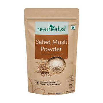 Neuherbs Safed Musli Root Powder - 100 GM
