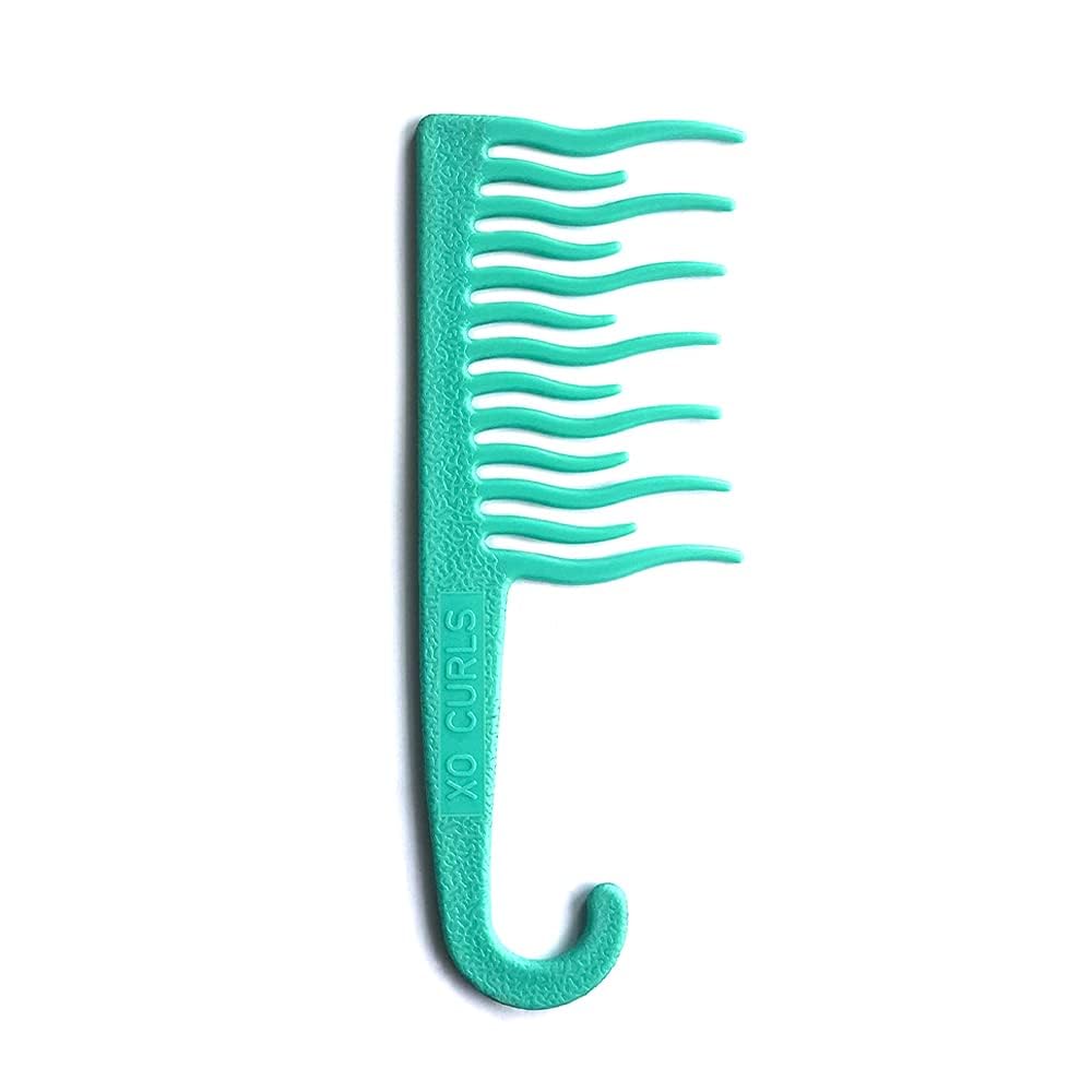 XO Curls Shower detangling hair comb, Wide tooth comb