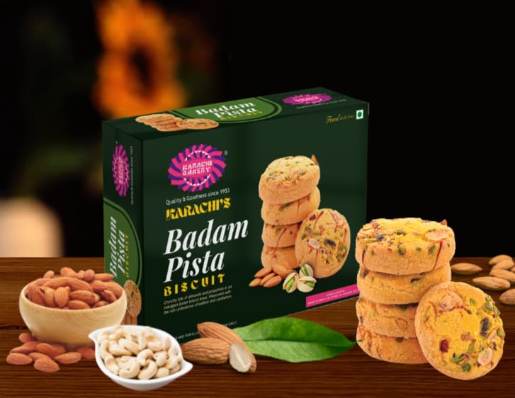 Karachi Bakery Badam Pista Biscuits, 400g