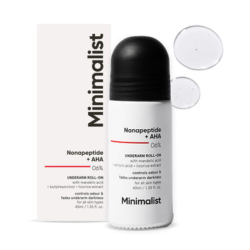 Minimalist Underarm Roll On Deodorant with Nonapeptide + AHA BHA 06%-40 ml