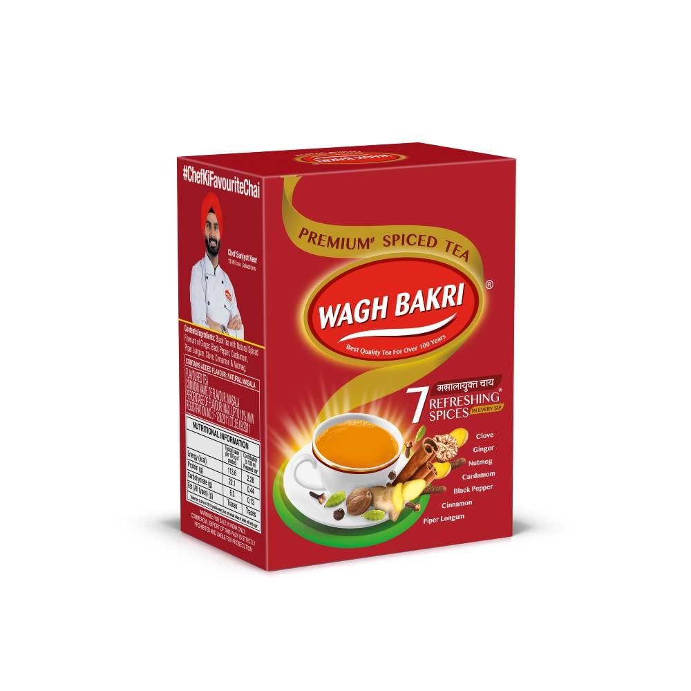 Wagh Bakri Premium Spiced Tea | With 7 Refreshing Spices |500 Gram