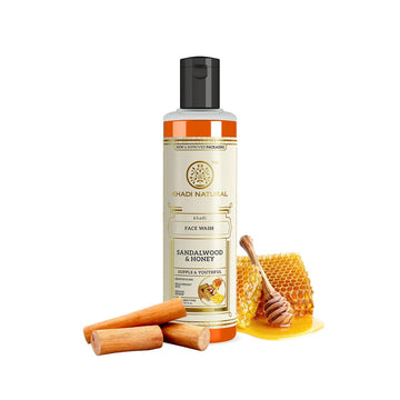 Khadi Natural Sandalwood & Honey Face wash 210 ml