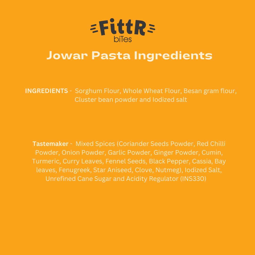 FittR Bites Jowar Millet Pasta - 360 Grams