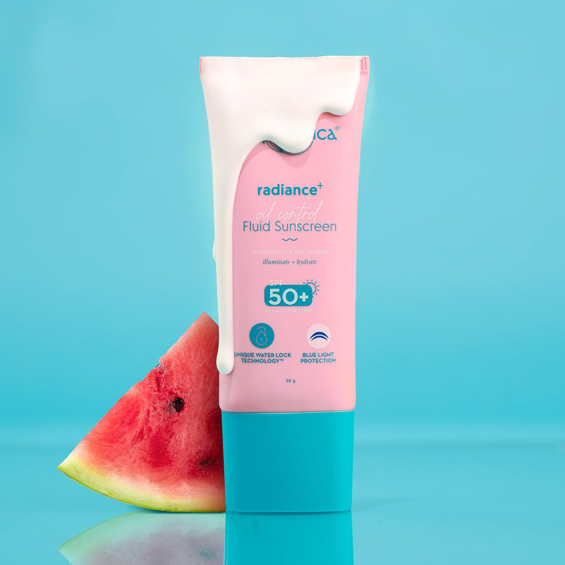 Aqualogica Radiance+ Oil Control Fluid Sunscreen For Oily Skin - 50 G