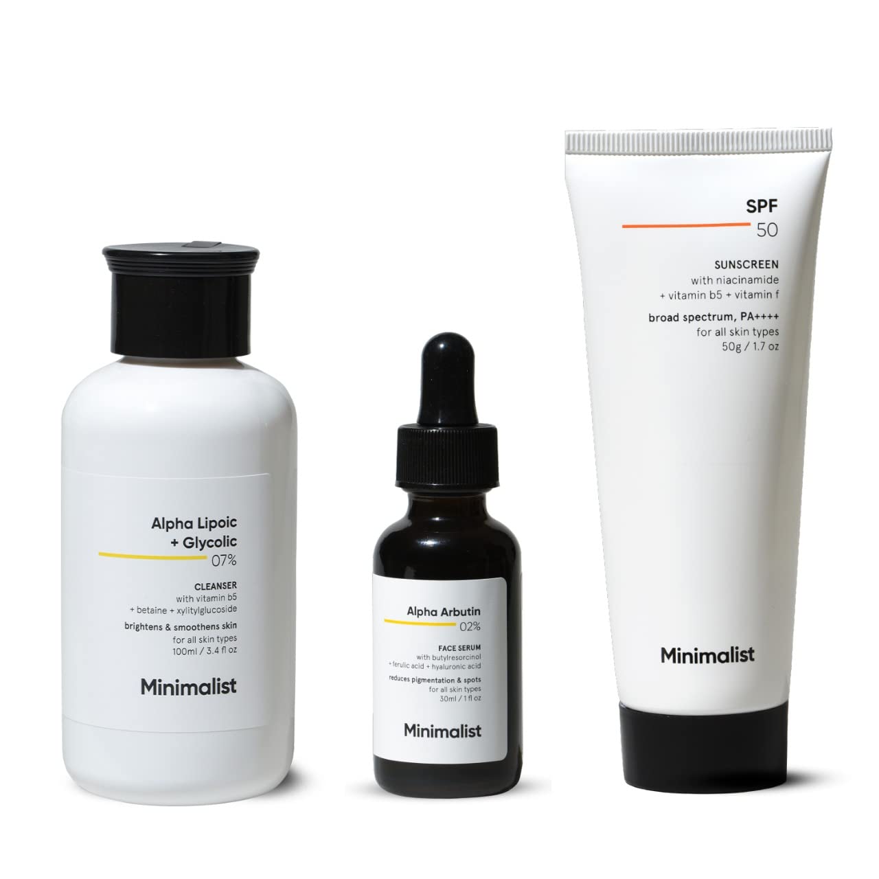 Minimalist Anti-Pigmentation Kit -  180g