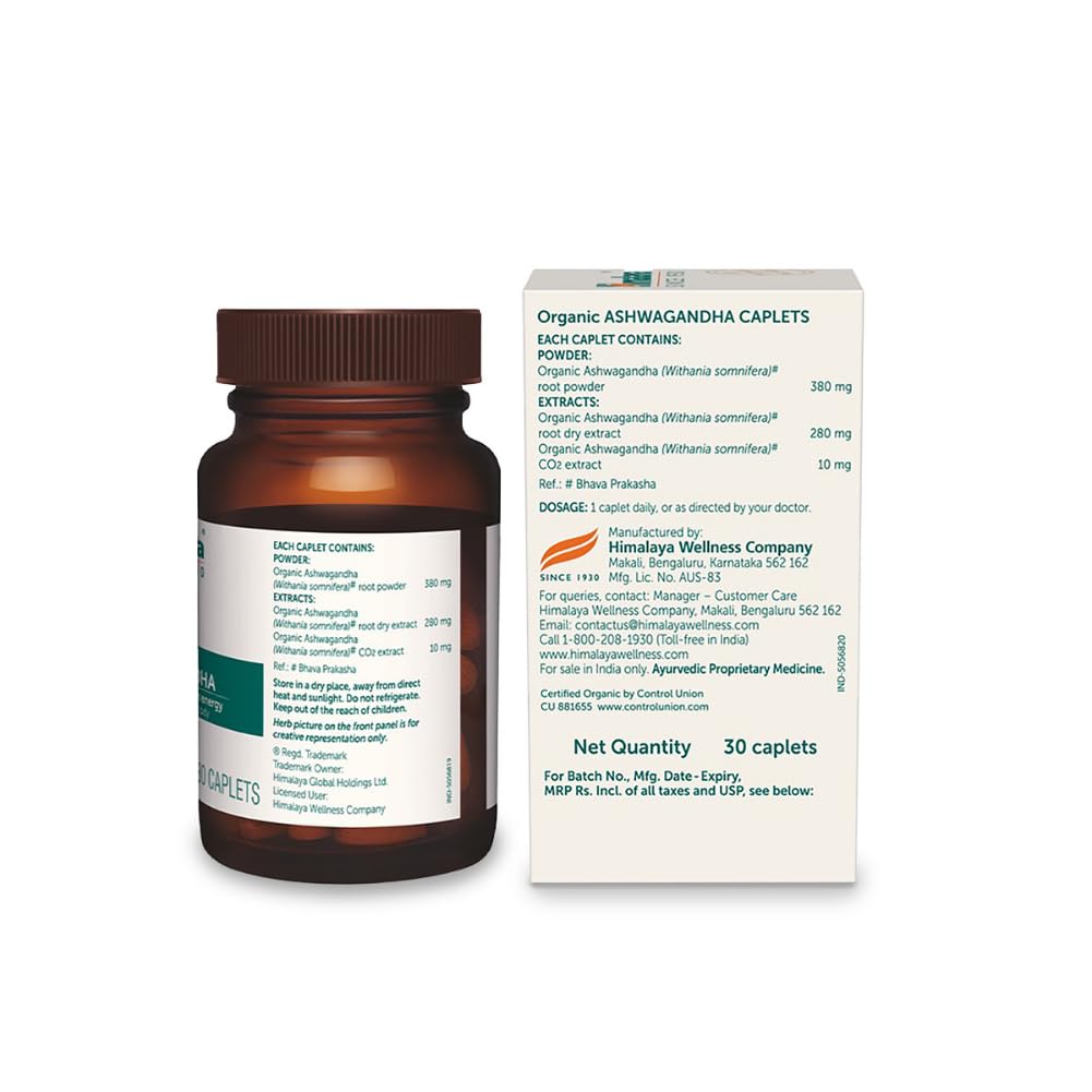 Himalaya Organic Ashwagandha 670Mg Tablet