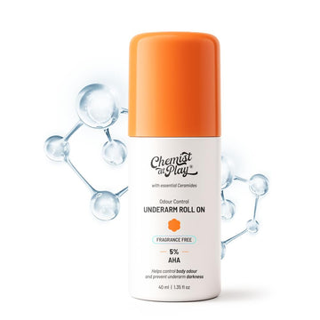 Chemist At Play UnderArm Roll On with 5% AHA, Lactic Acid - 40ml