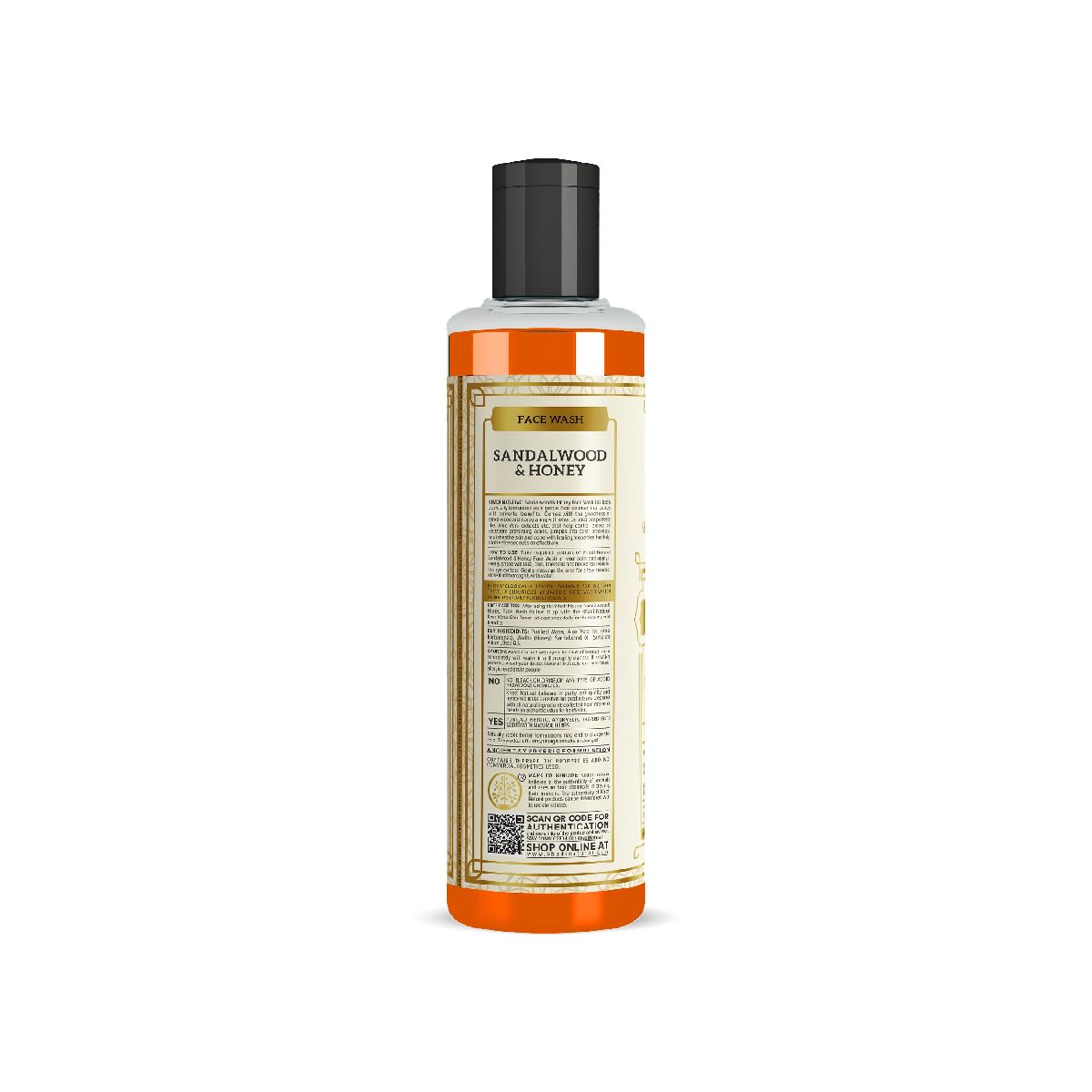 Khadi Natural Sandalwood & Honey Face wash 210 ml