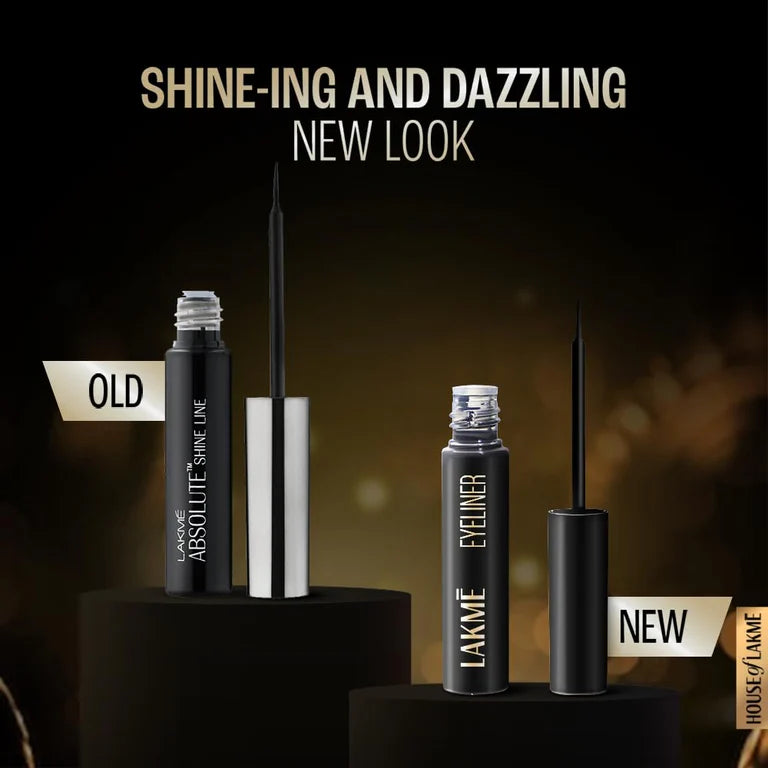 Lakme Absolute Shine Liquid Eye Liner Black – Bold, Glossy & Long-Lasting