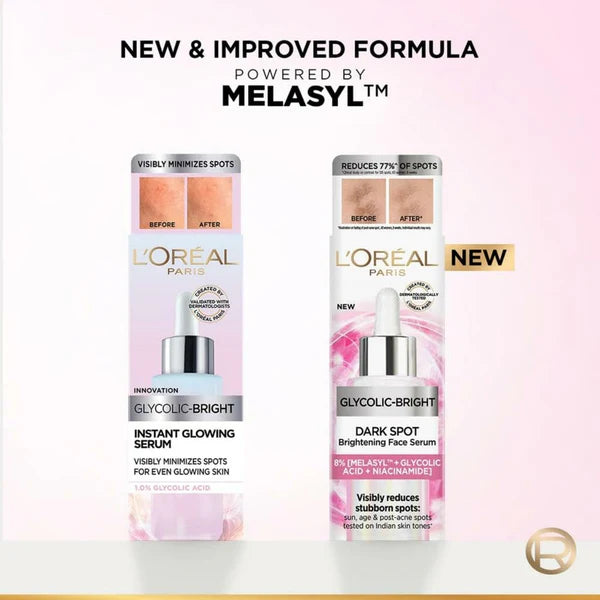 L'Oreal Paris Glycolic Bright 8% Dark Spot Brightening Serum