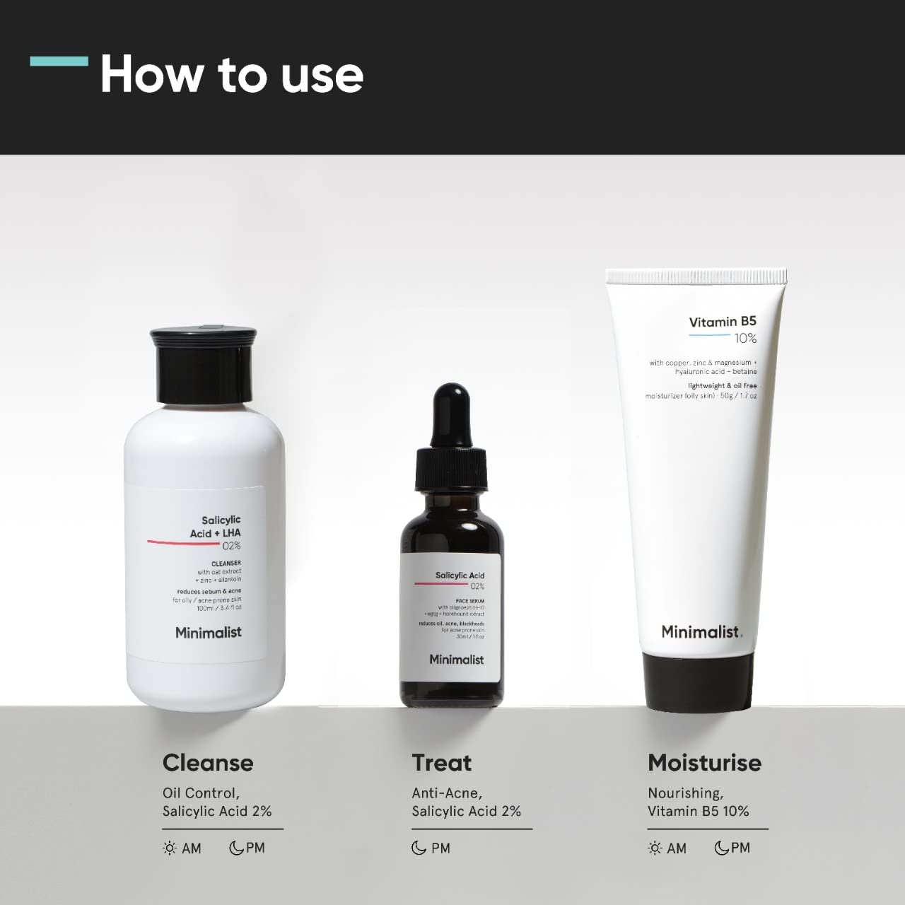 Minimalist Oily Skincare Kit - 180g