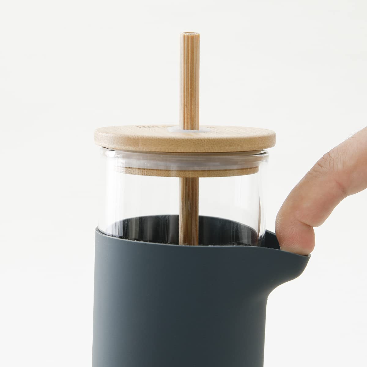 Better Home Borosilicate Glass Tumbler with Straw 450ml