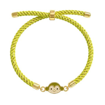 GIVA 925 Silver Golden Monkey Charm Kids Rakhi