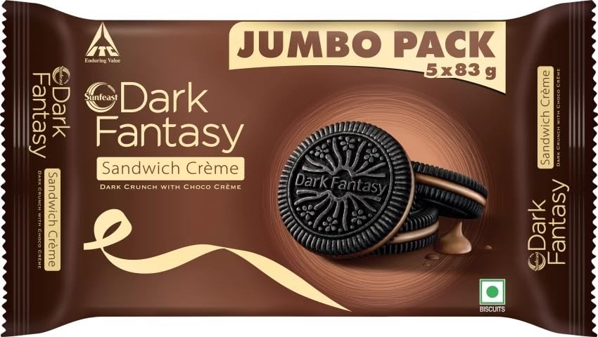 Sunfeast Dark Fantasy Biscuit, Choco Crème, 415gm