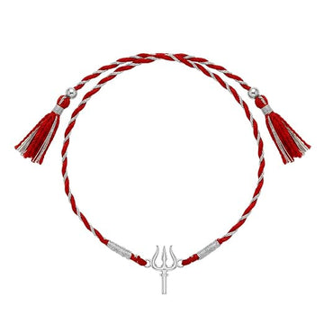 GIVA 925 Silver Blessed Trishul Rakhi