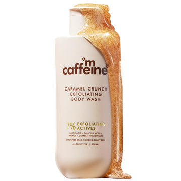 mCaffeine Exfoliating Body Wash for Smooth, Clear Skin (300ml)