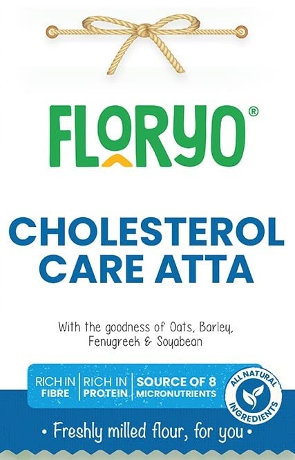 Floryo Cholesterol Care Atta -1KG Pack | Manages Cholesterol
