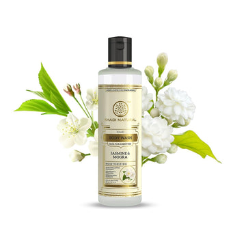 Khadi Natural Jasmine & Mongra Herbal Body Wash | (210ml)