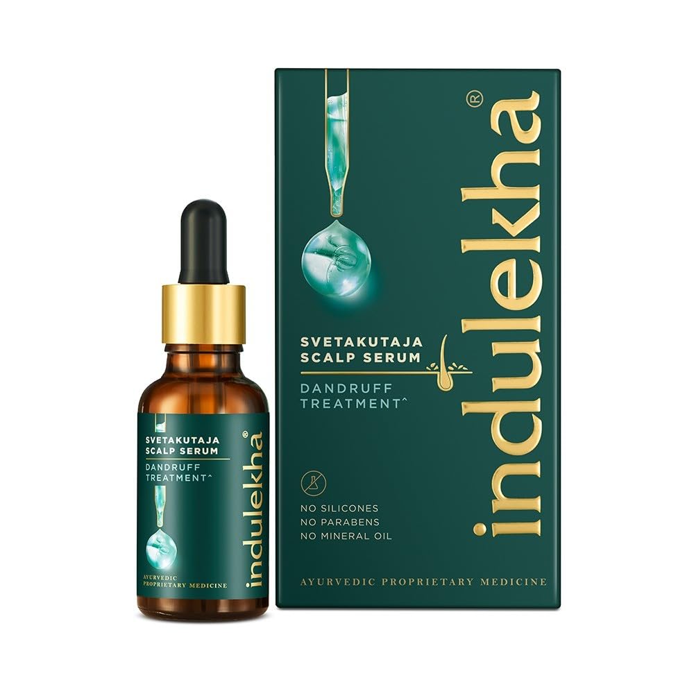 Indulekha Svetakutaja Scalp Serum for Dandruff, 30ml