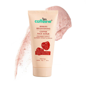 mCaffeine Berries Coffee Face Scrub for Glowing Skin 75g