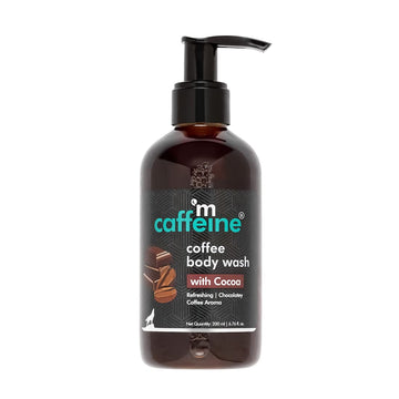 mCaffeine Coffee Body Wash with Cocoa | De-Tan & Deep Cleansing 200ml