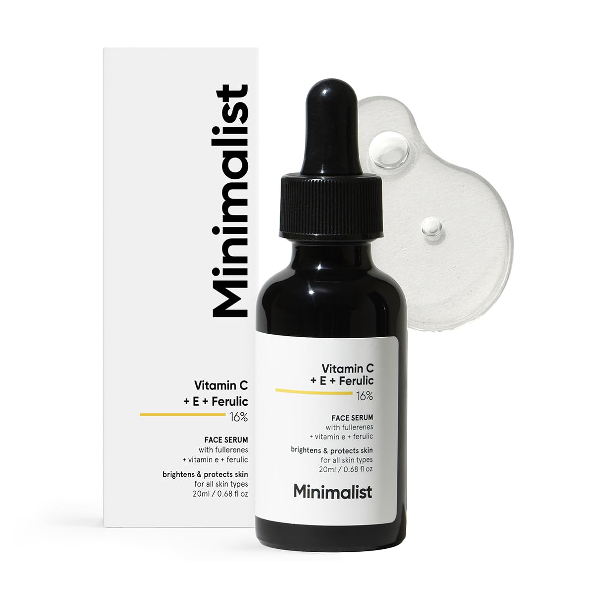 Minimalist Skin Brightening Vitamin C 16% Face Serum for All Skin Type