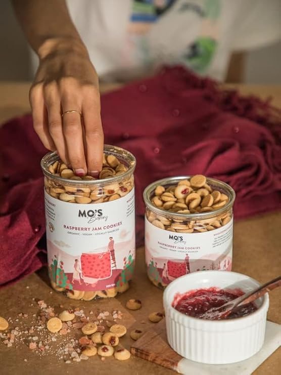 Mo's Raspberry Jam Cookies, 300G | Mini cookies