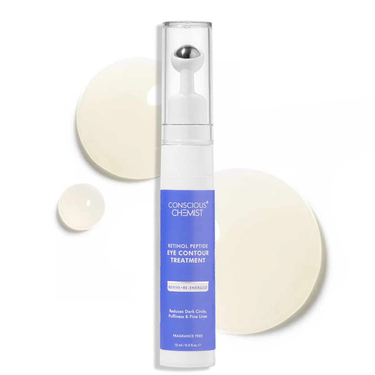 Conscious Chemist® Retinol Peptide Under Eye Cream - 15 ml