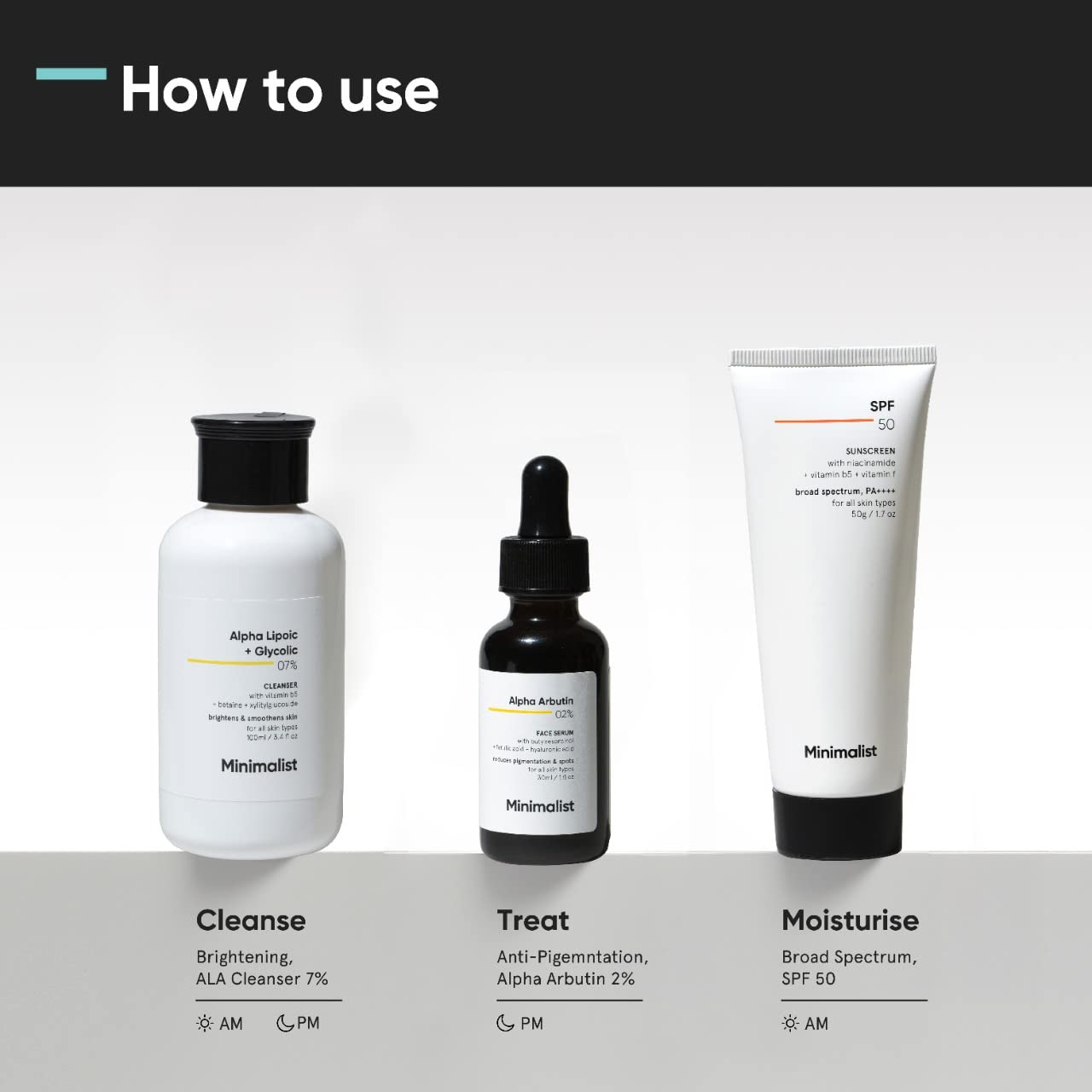 Minimalist Anti-Pigmentation Kit -  180g