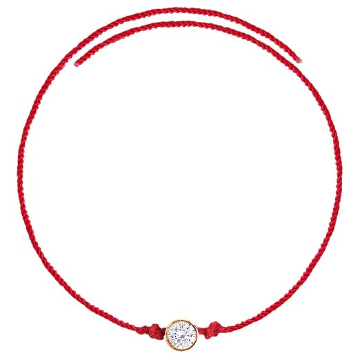 GIVA 925 Silver Sphere Zircon Rakhi with Roli Chawal, Cotton Thread
