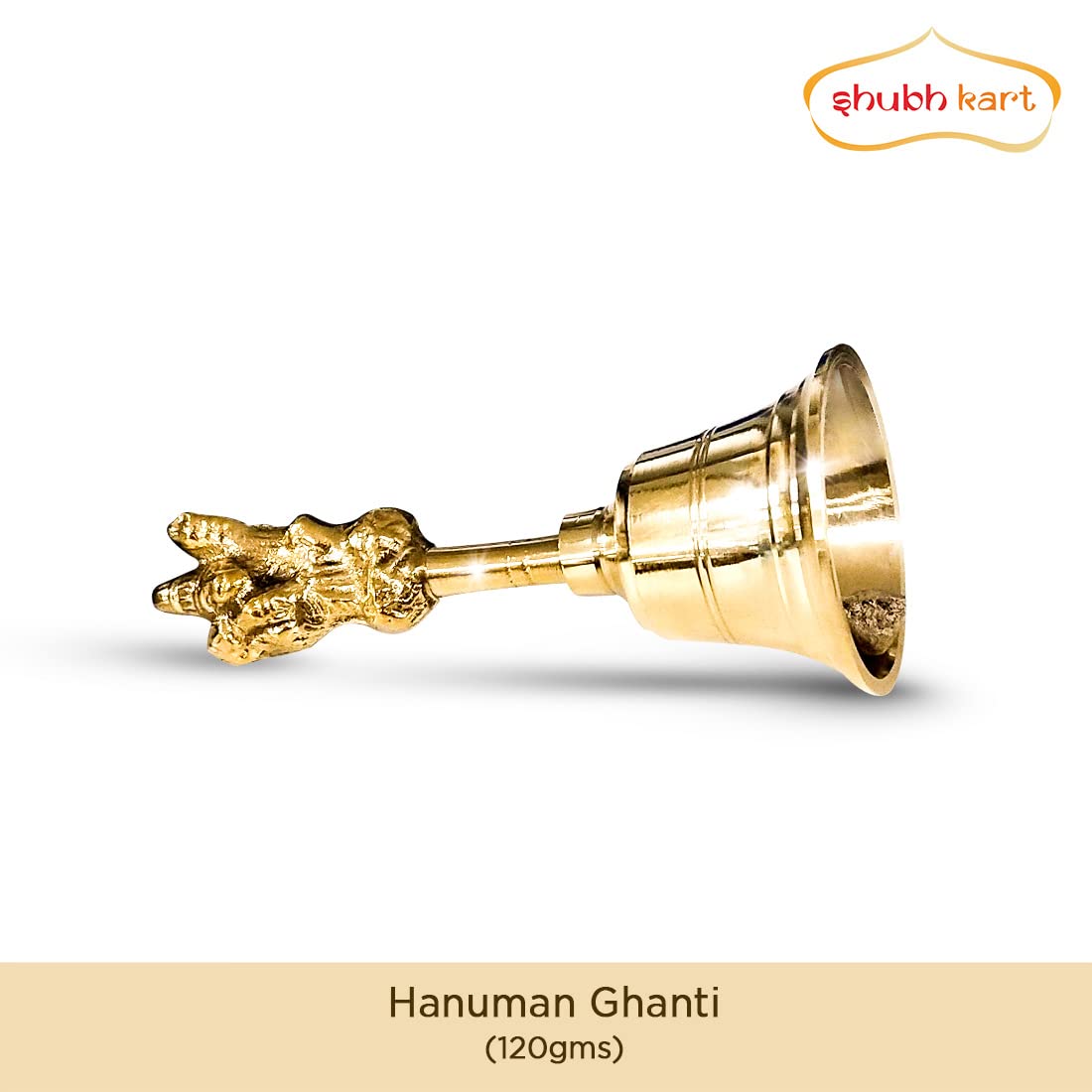 Shubhkart Nitya Hanuman Ghanti | Brass Pooja Bell