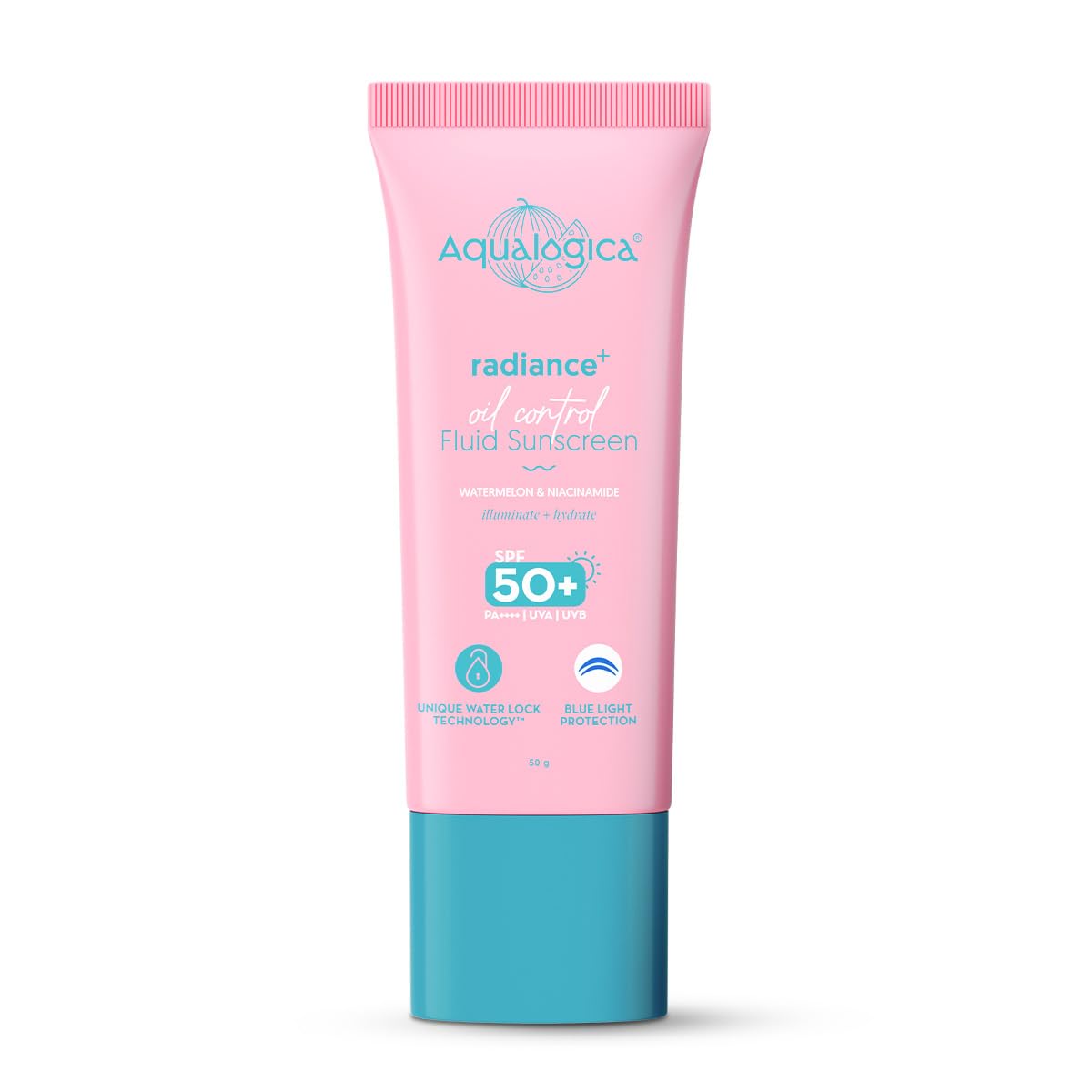 Aqualogica Radiance+ Oil Control Fluid Sunscreen For Oily Skin - 50 G
