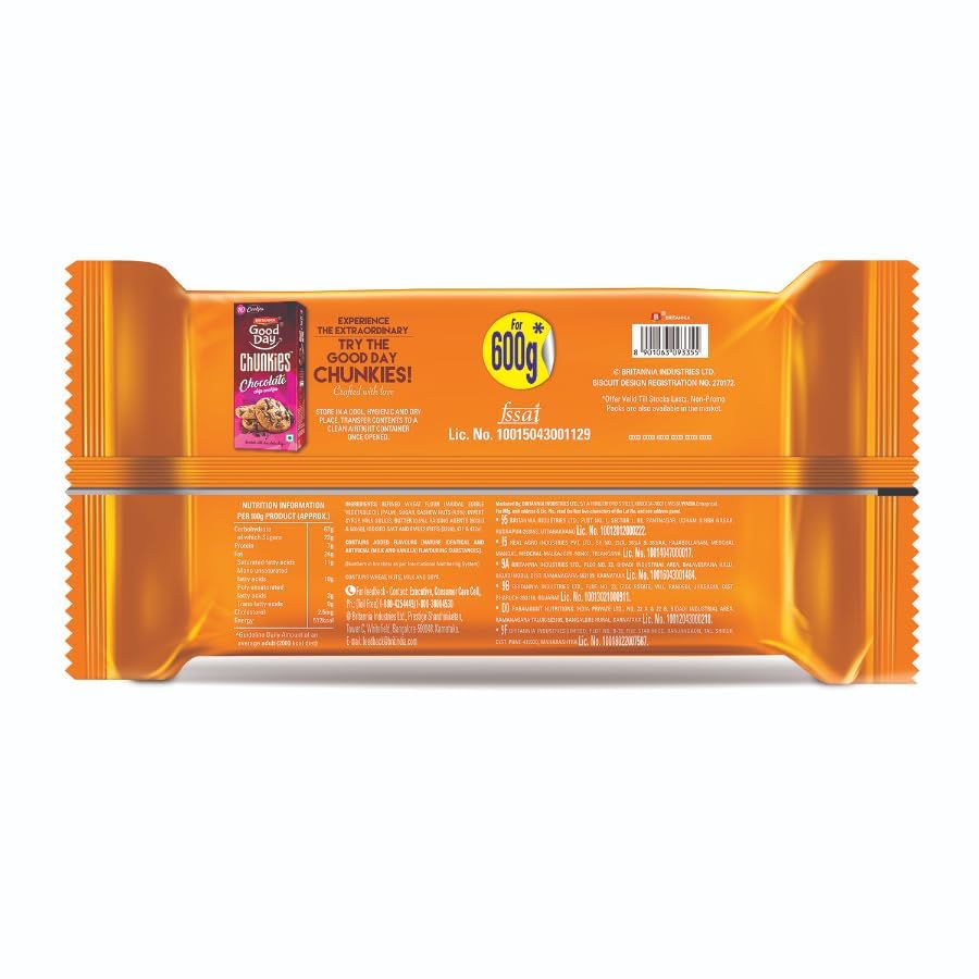 Britannia Good Day Cashew Cookies - 600 Gram
