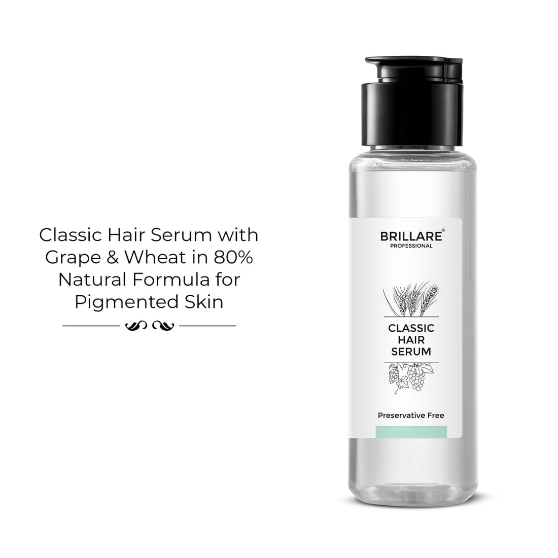 Brillare Professional Classic Hair Serum For Dry Frizzy Hair - 70 ml