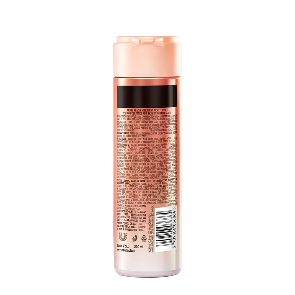 LAKMÉ Peach Milk Face Moisturizer 120 Ml
