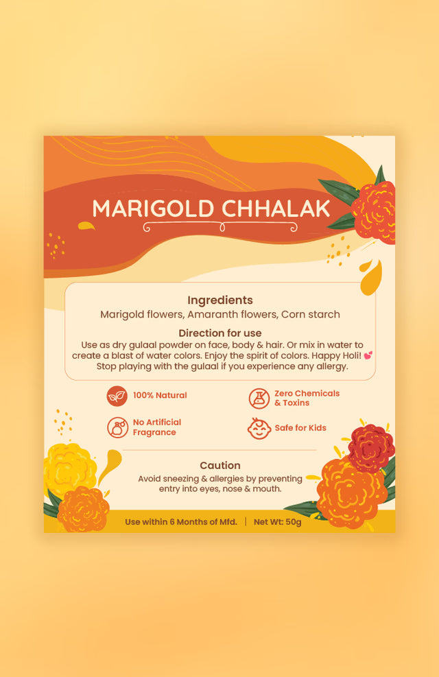 Nat Habit Marigold Chhalak Gulaal Raas