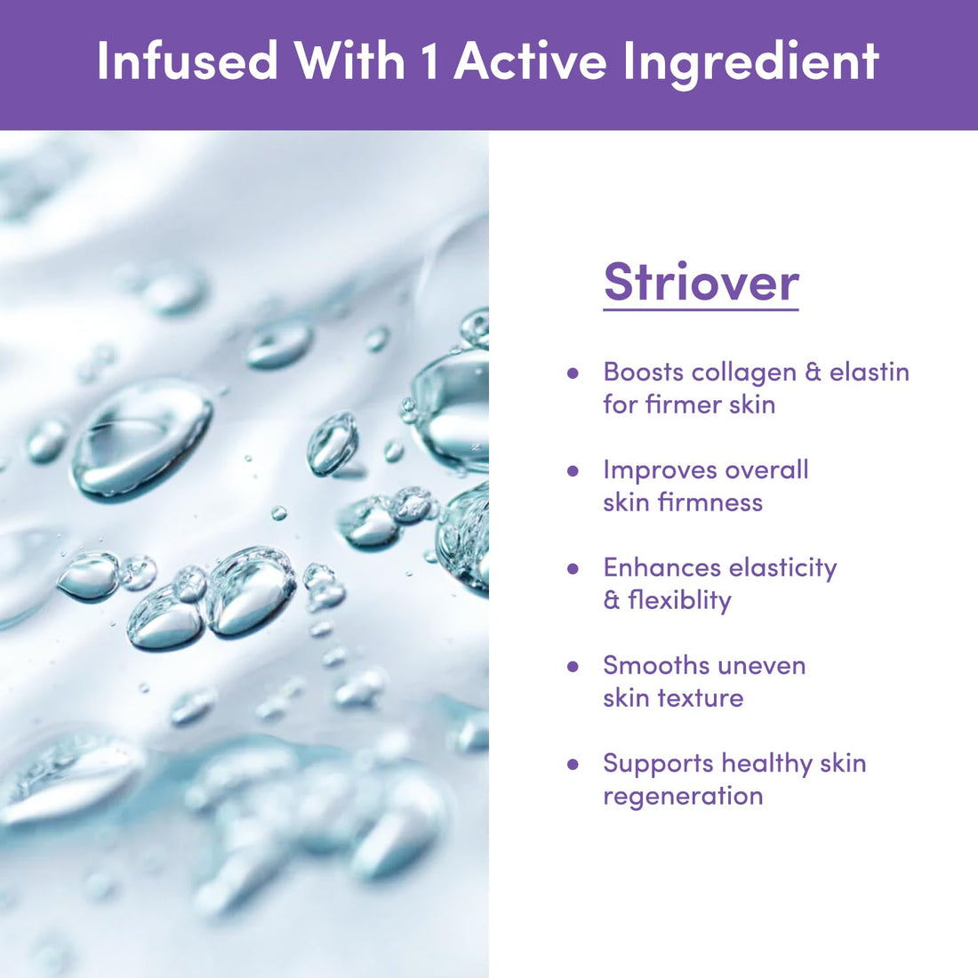 CosIQ roll-on serum for stretch marks on a white background