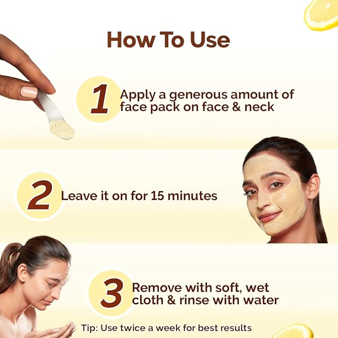 Mamaearth Vitamin C Glow Face Pack with Vitamin C &amp; Turmeric 200g