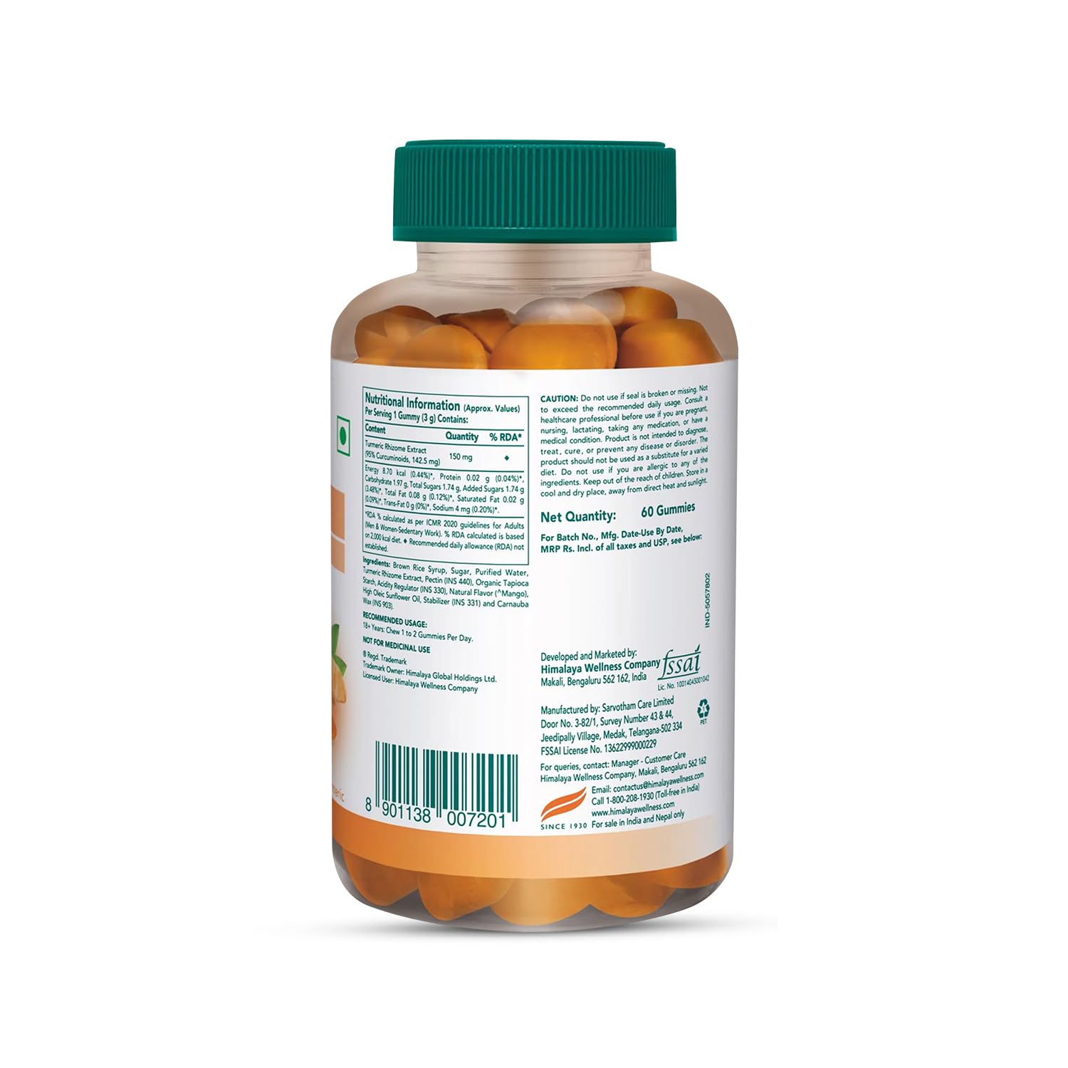 Himalaya Turmeric Gummies |Pack of 60