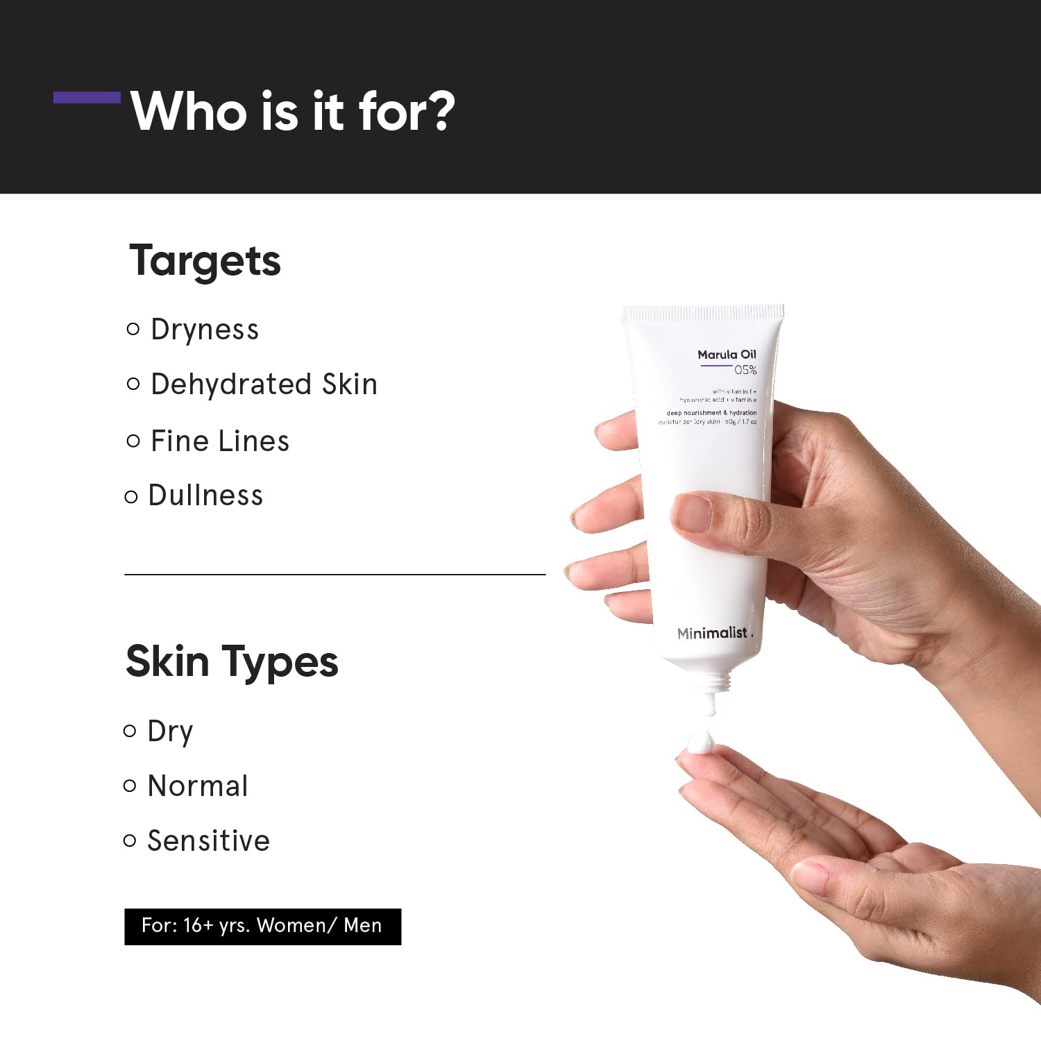 Minimalist Niacinamide 5% Face Serum & Marula Oil 5% Moisturizer Combo
