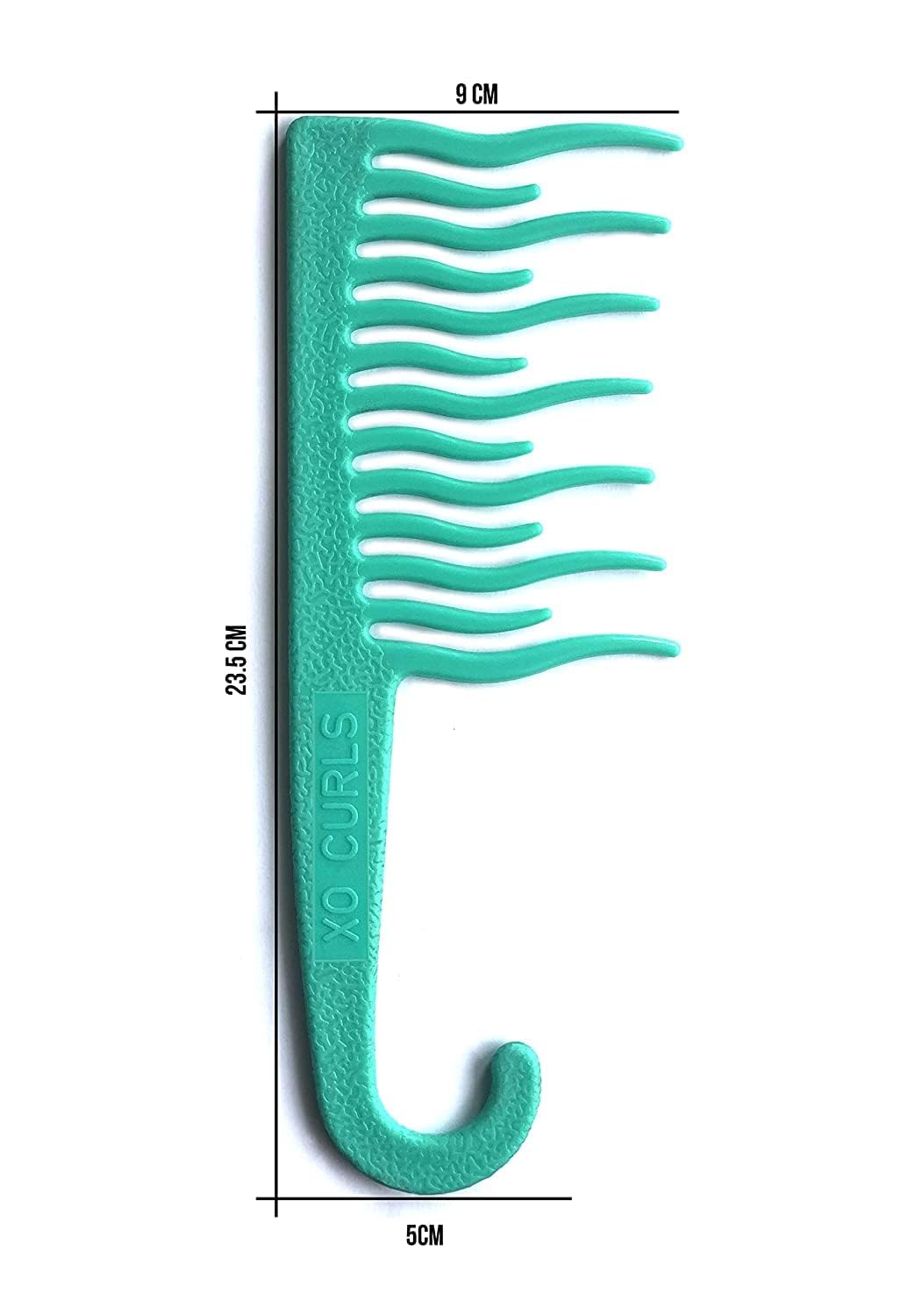 XO Curls Shower detangling hair comb, Wide tooth comb