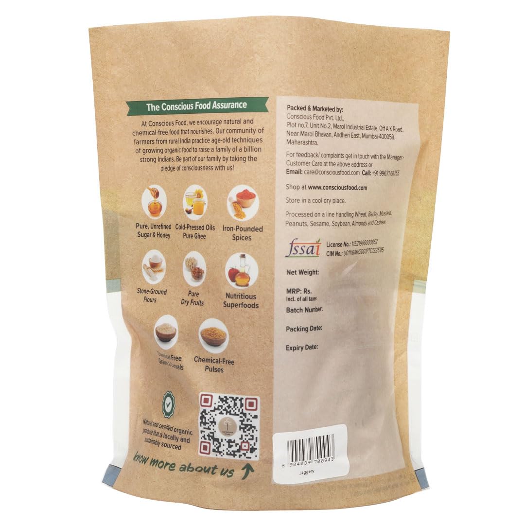 Conscious Food Sugarcane Jaggery | 925g