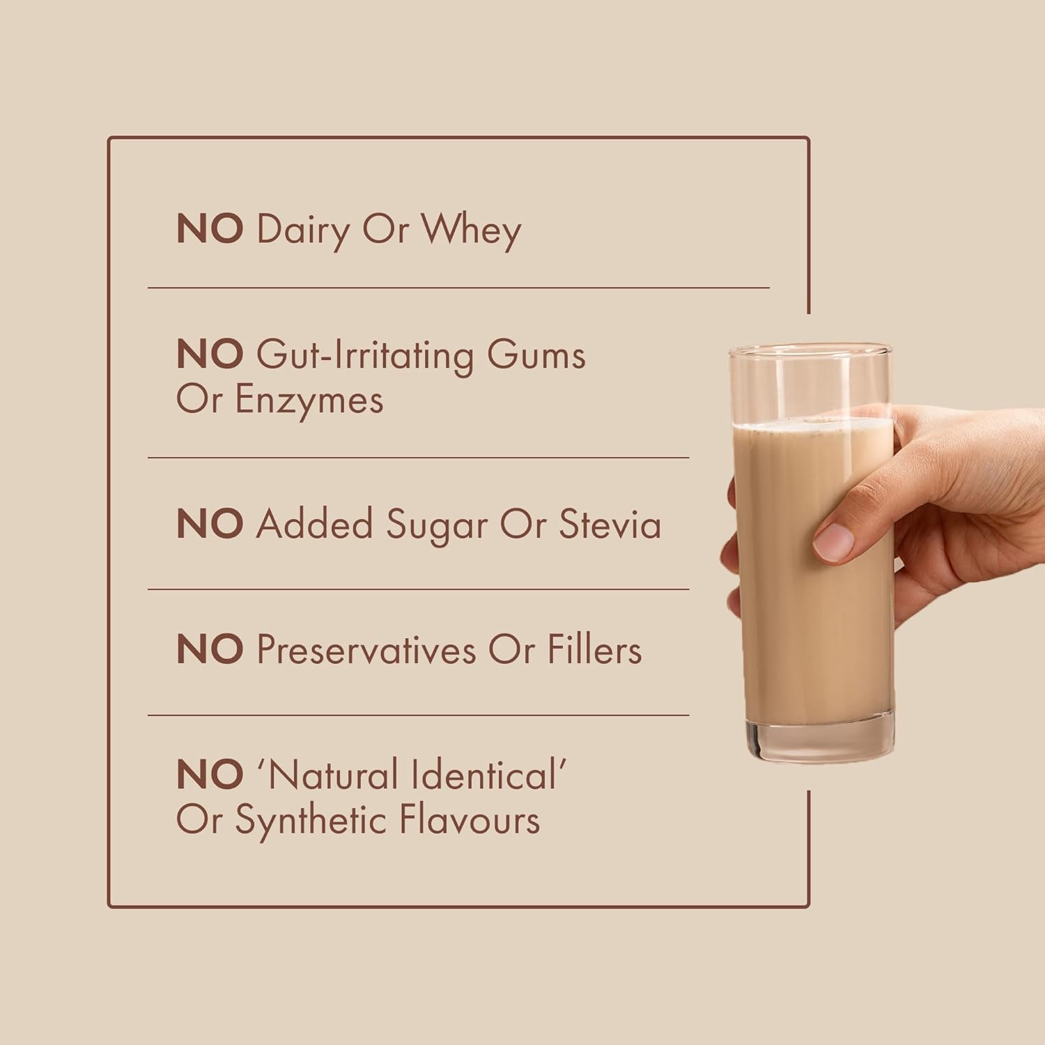 Cosmix No-Nonsense Plant Protein Pro | 26g Protein/Serve | Classic Unflavoured - 500 G