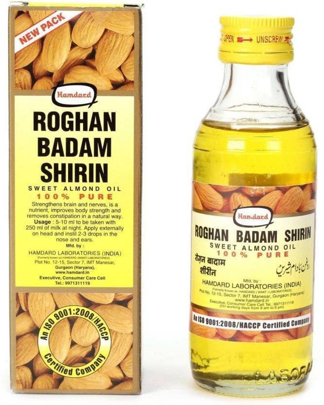 Hamdard badam rogan oil Hair Oil (100 ml)
