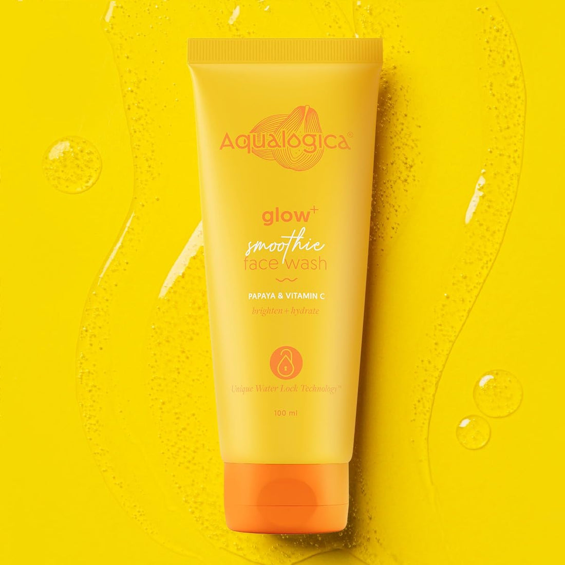 Aqualogica Glow+ Smoothie Face Wash with Vitamin C, Hyaluronic Acid & Papaya